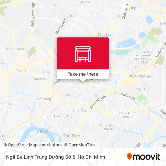 Ngã Ba Linh Trung Đường Số 6 map