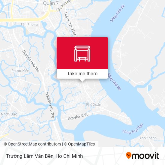 Trường Lâm Văn Bền map