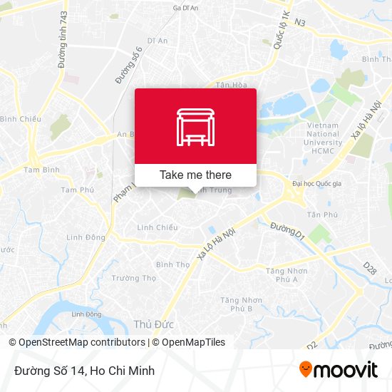 Đường Số 14 map