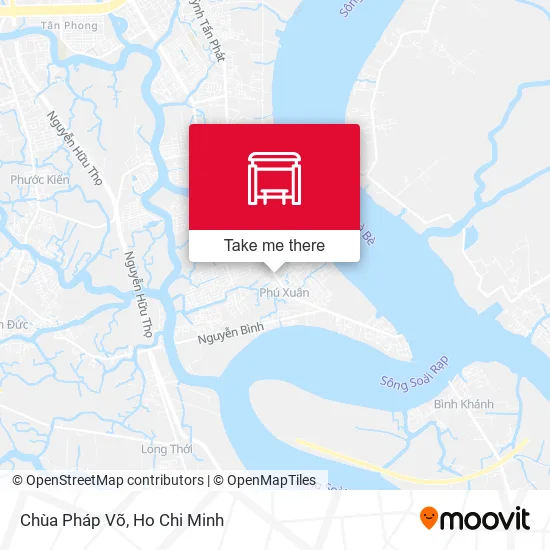 Chùa Pháp Võ map