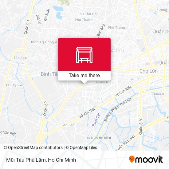Mũi Tàu Phú Lâm map