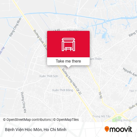 Bệnh Viện Hóc Môn map