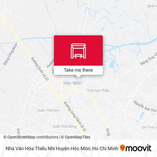 Nhà Văn Hóa Thiếu Nhi Huyện Hóc Môn map