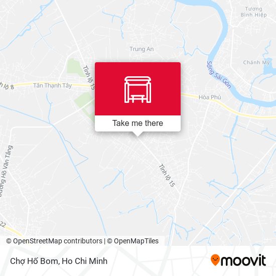 Chợ Hố Bom map