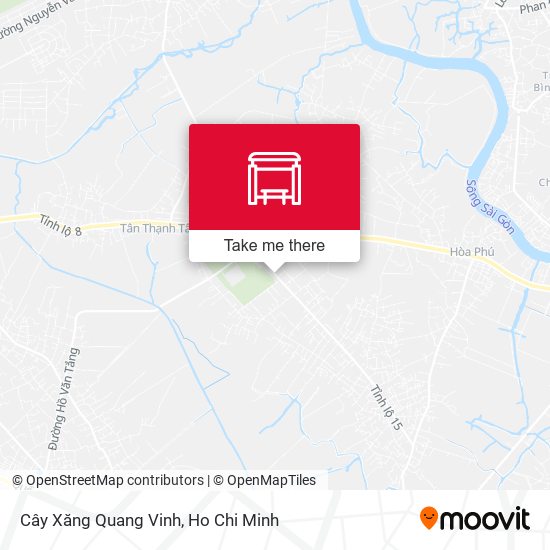 Cây Xăng Quang Vinh map