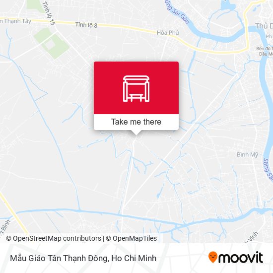 Mẫu Giáo Tân Thạnh Đông map