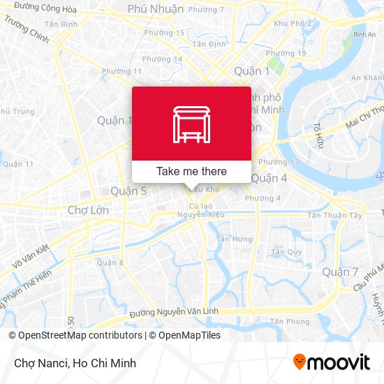 Chợ Nanci map