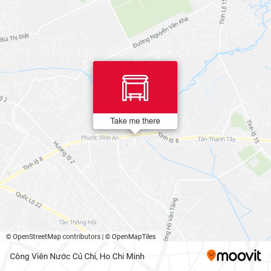 Công Viên Nước Củ Chi map