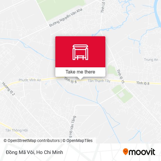 Đồng Mã Vôi map