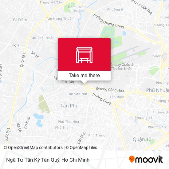 Ngã Tư Tân Kỳ Tân Quý map