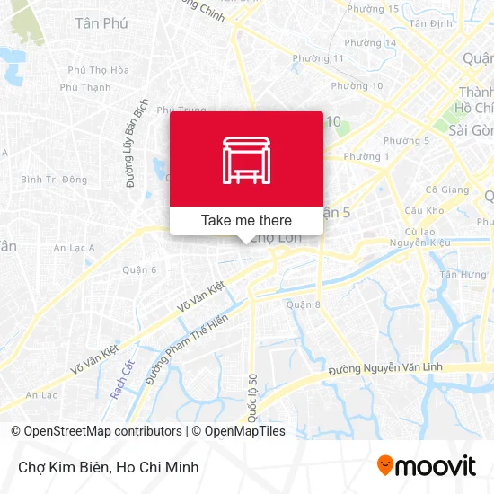 Chợ Kim Biên map