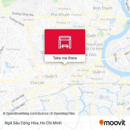 Ngã Sáu Cộng Hòa map