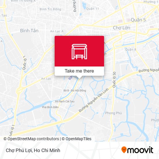 Chợ Phú Lợi map