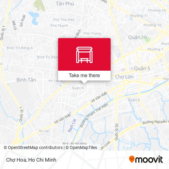 Chợ Hoa map