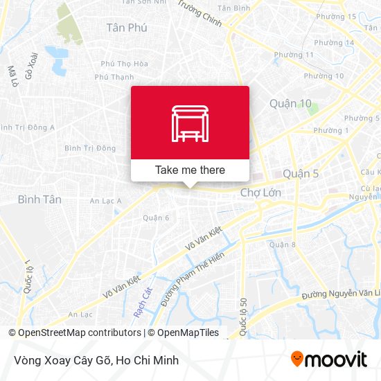 Vòng Xoay Cây Gõ map