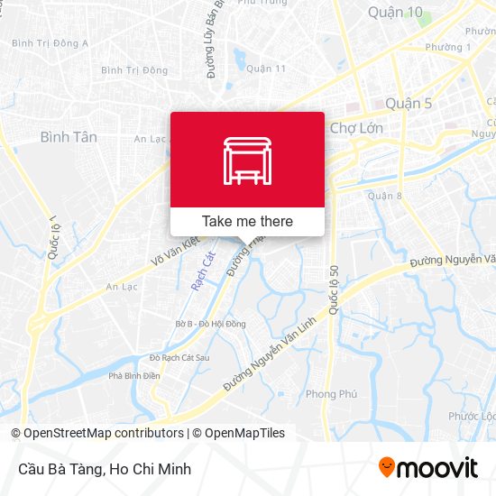 Cầu Bà Tàng map