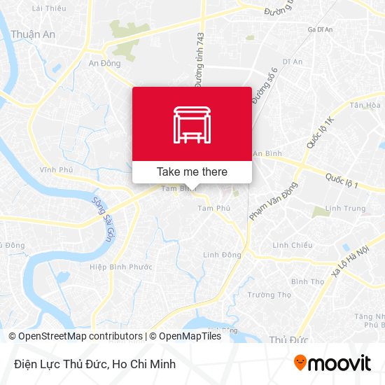 Điện Lực Thủ Đức map