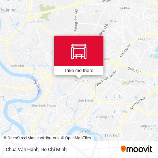Chùa Vạn Hạnh map