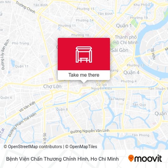 Bệnh Viện Chấn Thương Chỉnh Hình map