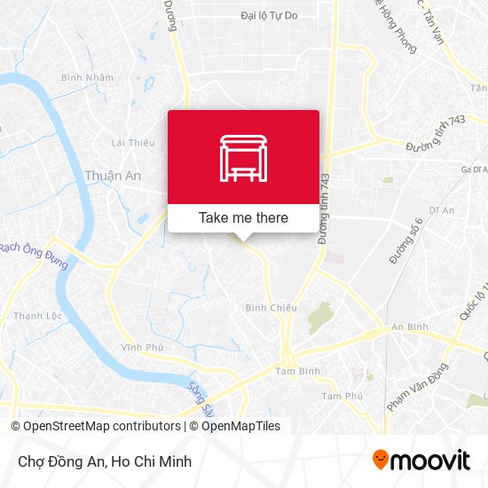 Chợ Đồng An map