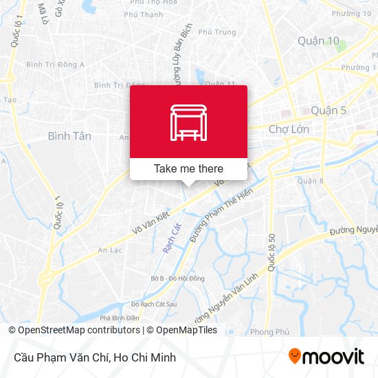 Cầu Phạm Văn Chí map