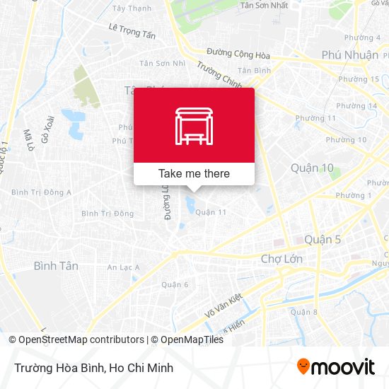Trường Hòa Bình map