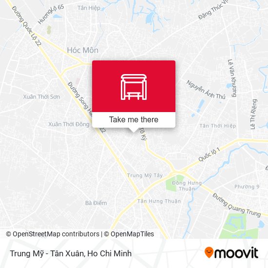 Trung Mỹ - Tân Xuân map