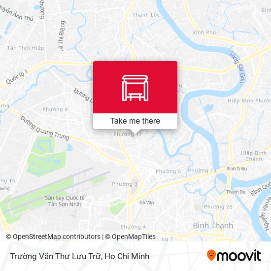 Trường Văn Thư Lưu Trữ map