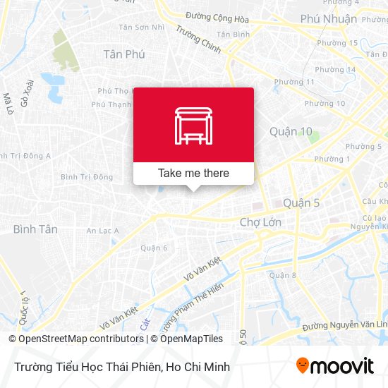 Trường Tiểu Học Thái Phiên map