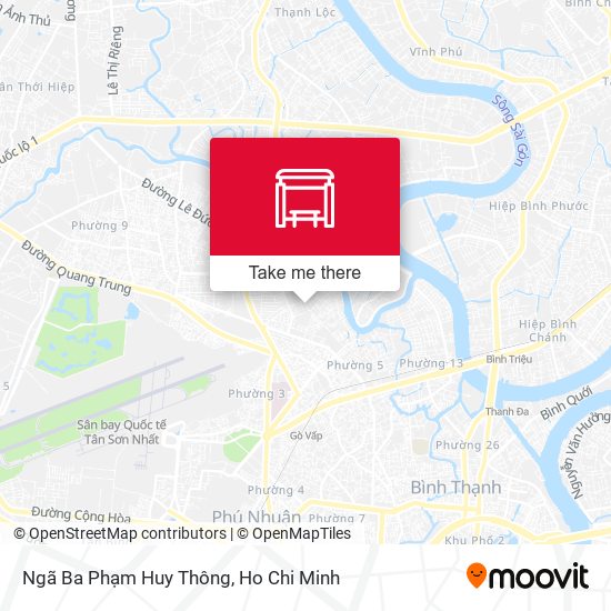 Ngã Ba Phạm Huy Thông map