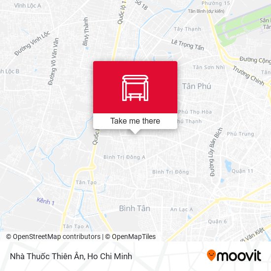 Nhà Thuốc Thiên Ân map