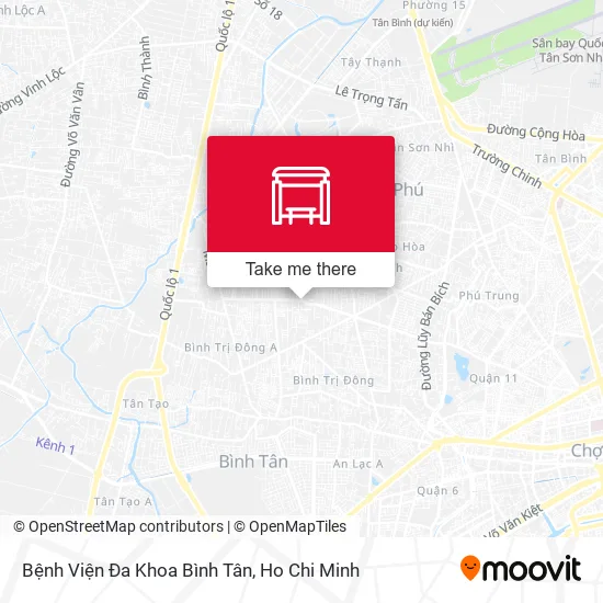 Bệnh Viện Đa Khoa Bình Tân map