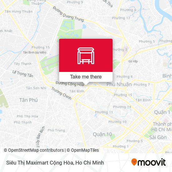 Siêu Thị Maximart Cộng Hòa map