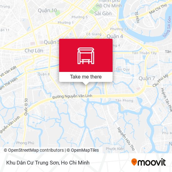 Khu Dân Cư Trung Sơn map