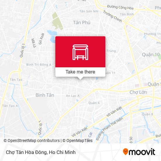 Chợ Tân Hòa Đông map