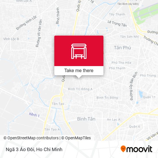Ngã 3 Áo Đôi map