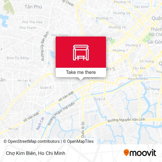 Chợ Kim Biên map