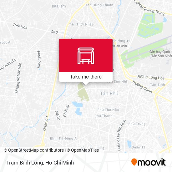 Trạm Bình Long map