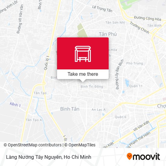 Làng Nướng Tây Nguyên map