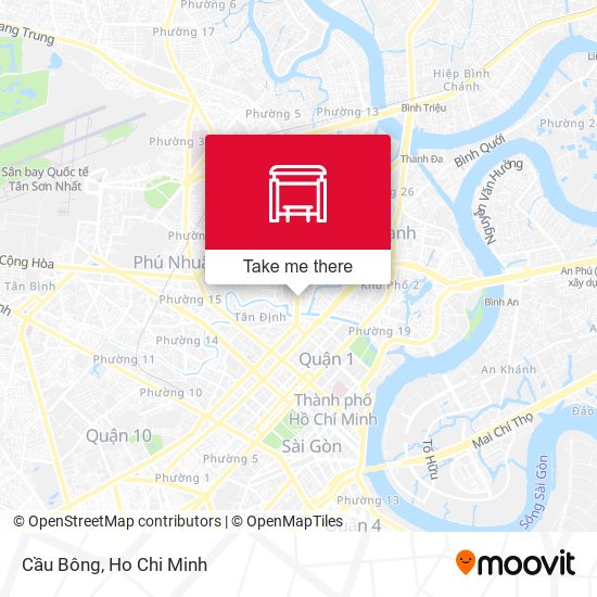 Cầu Bông map