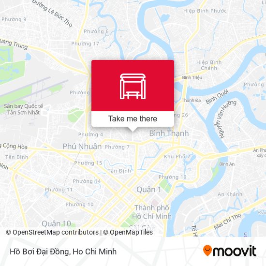 Hồ Bơi Đại Đồng map