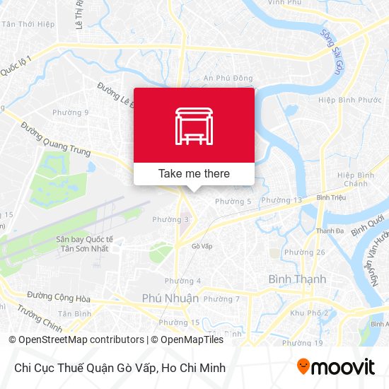 Chi Cục Thuế Quận Gò Vấp map