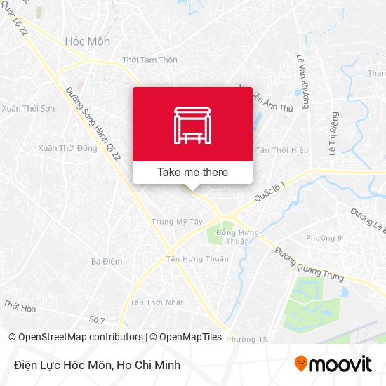 Điện Lực Hóc Môn map