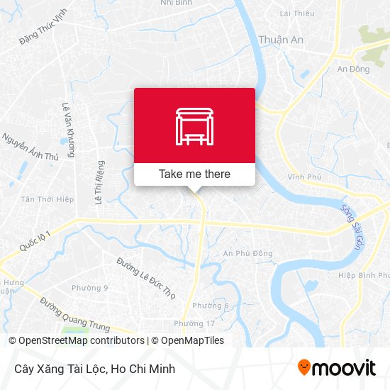 Cây Xăng Tài Lộc map