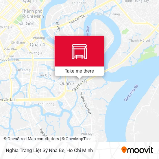 Nghĩa Trang Liệt Sỹ Nhà Bè map