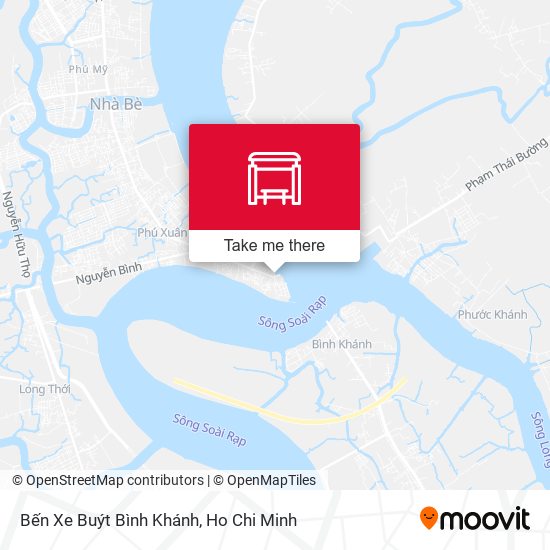 Bến Xe Buýt Bình Khánh map