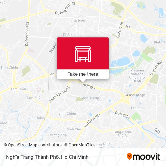 Nghĩa Trang Thành Phố map