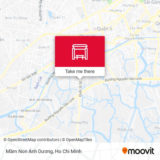 Mầm Non Ánh Dương map