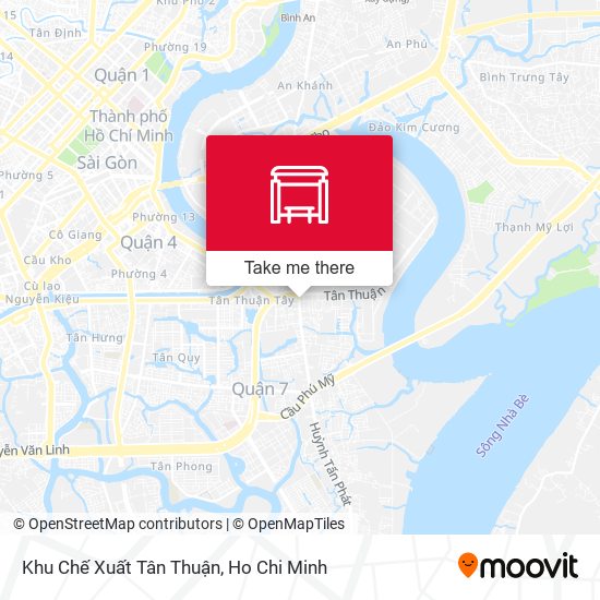 Khu Chế Xuất Tân Thuận map