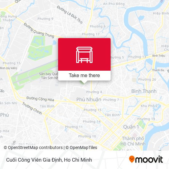 Cuối Công Viên Gia Định map